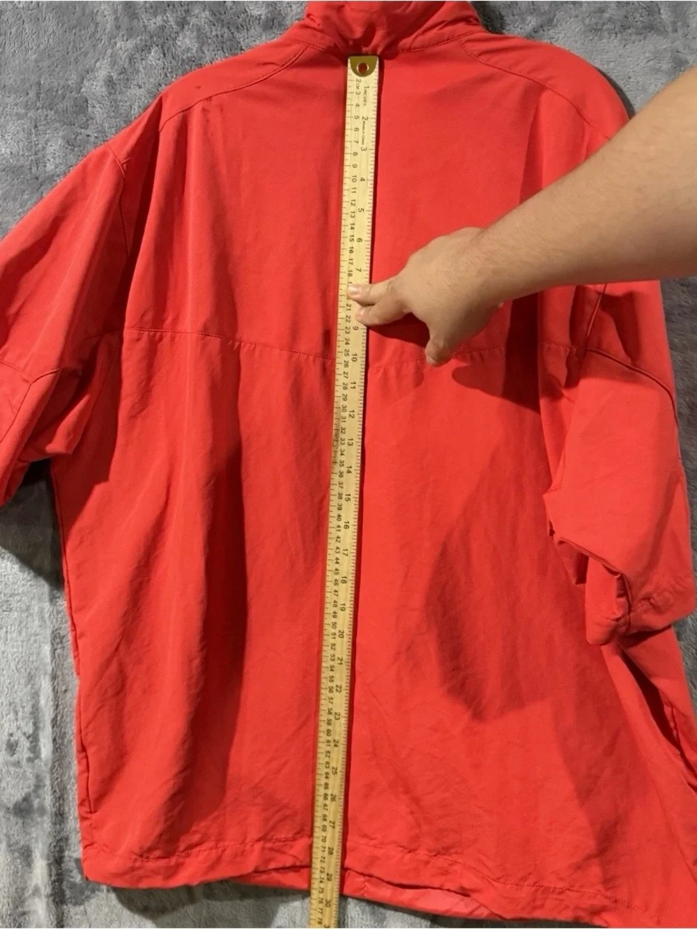Nike Golf Windbreaker Jacket Red 1/4 Zip Embroidered [416438-607] Men’s Size XL